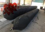 ISO9001 Black Marine Rubber Airbags Ship Launching Balloon For Heavy Duty