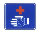 Good Price Traffic Sign General Road Guidance Signs Blue and White Color Sheet