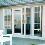 Swing Opening PVC Glass Entry Door Double Triple Glazed Casement Glass Door