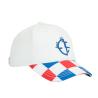 Buy cheap ACE 3d Embroidery Logo Custom Golf Caps / White Cotton Baseball Cap from wholesalers