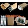 Buy cheap air cushion pillow bags, inflatable air filled pillow bag, shockproof recycable air pillow glass bottle bag, bagplastics from wholesalers
