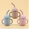 Buy cheap Smell Proof Silicone Straw Cup Non Plastic Unbreakable BPA Free With Lids from wholesalers