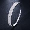 Buy cheap Fashion White Round Zircon Bracelet For Women Shiny CZ Crystal Adjustable Chain Bracelet Female Bridal Wedding Jewelry from wholesalers