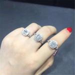 square diamonds ring 18kt gold with yellow gold or white gold or pink gold