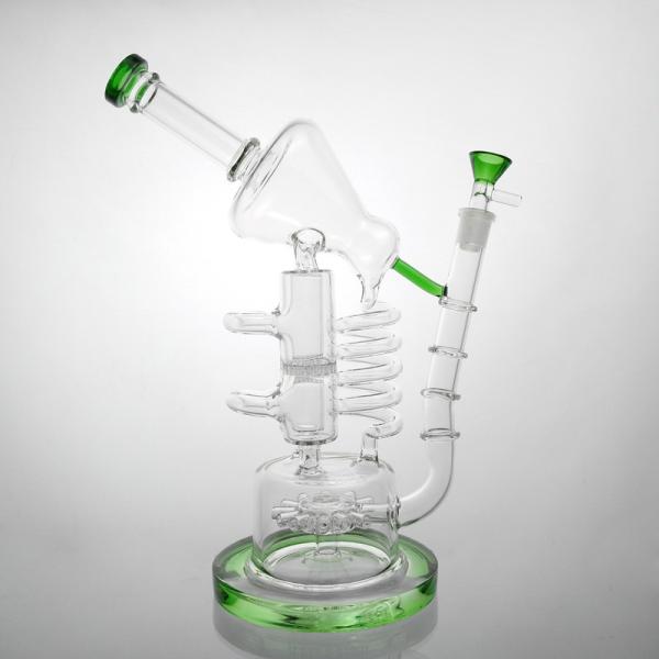 Buy cheap Huge Recycler Water Bong , 13" Bongs Birdcage Big Water Pipes 14mm Bowl from wholesalers