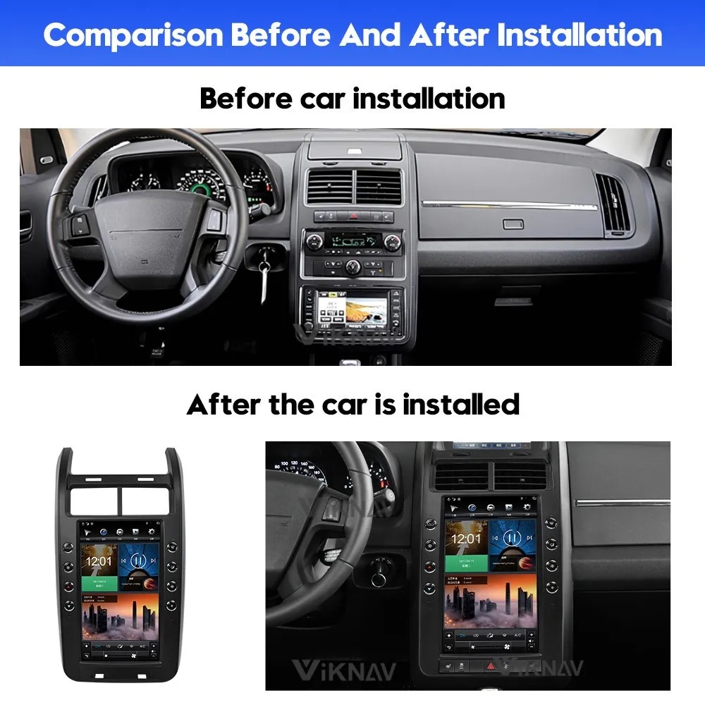13.6 Inch Android Auto Car radio For 2009-2015 DODGE JCUV GPS Navigation Multimedia Player Wireless Carplay BT 4G
