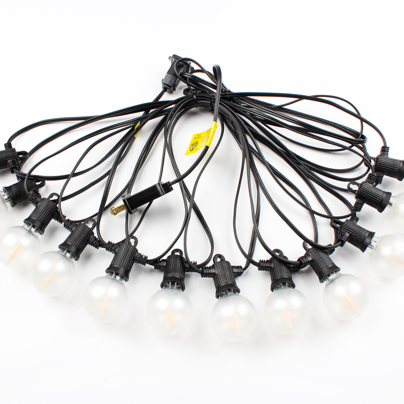 25FT Led string lights fairy wedding string light LED Globe Festoon bulb led fairy string light outdoor party garden garland