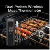 Buy cheap Dual Probe Wireless BBQ Thermometer with Ultra-long Distance Digital Cooking Thermometer for Kitchen Oven Meat Turkey Beef from wholesalers