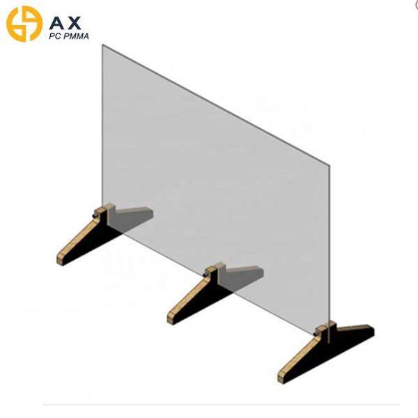 Buy cheap PMMA Transparent 4mm 5mm Desk Sneeze Guard from wholesalers