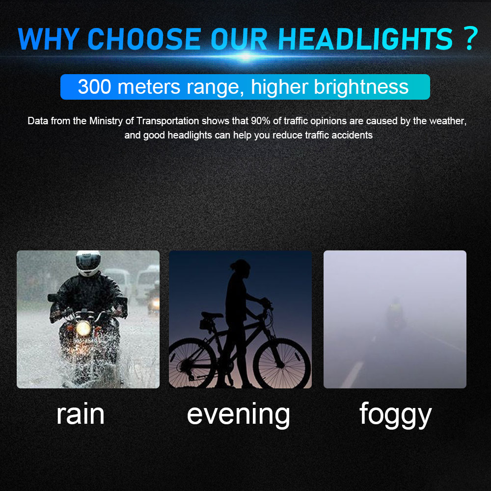 White Flash 16 Beam 12V 24V Auxiliary Headlight Motorbike LED Light