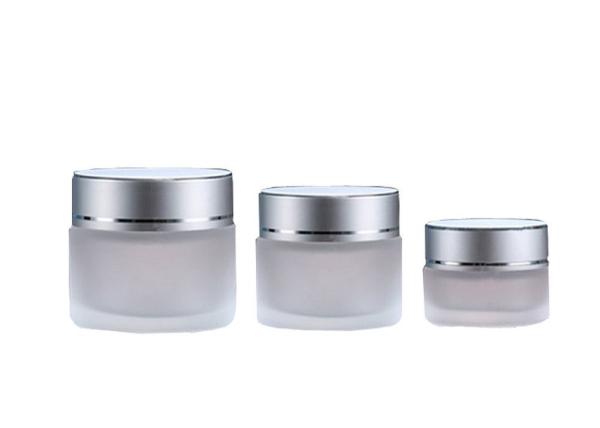 Buy cheap Silver Aluminum Lid Cosmetic Cream Jar Safety Good Sealing Performance from wholesalers
