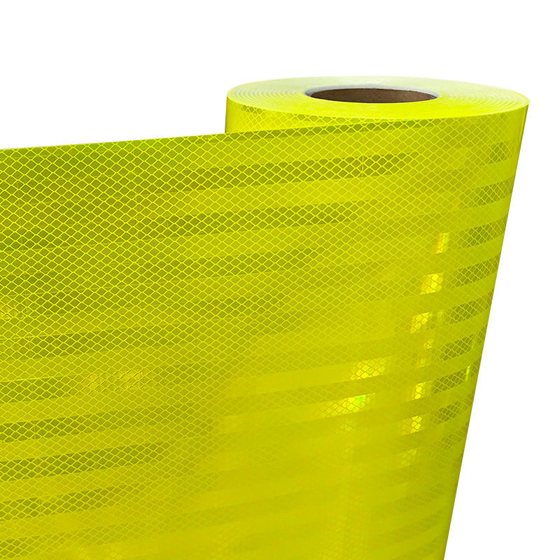10 Years High Intensity Grade Prismatic HIP Fluorescent Yellow Green Reflective Vinyl