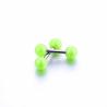 Buy cheap Candy Color Stud Earrings Double Ball Sided Earrings for Women Ear Jewelry from wholesalers
