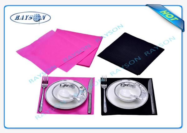Buy cheap TNT Non Woven Waterproof Tablecloth Disposable For Napkin from wholesalers