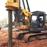 60 KN.M Torque Hydraulic Bore Pile Machine Rotary Mobile Drilling Rig 2700mm