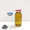 Buy cheap Pharmaceutical Vaccine Tubular Glass Vials Borosilicate Glass Bottle With Rubber Stopper from wholesalers