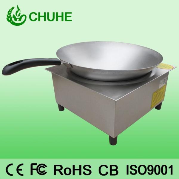 Buy cheap Stainless steel commercial induction wok stove with 220v from wholesalers