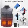 Buy cheap Quilted Sleeves Heated Padded Gilet Battery Powered Heated Vest Motorcycle from wholesalers