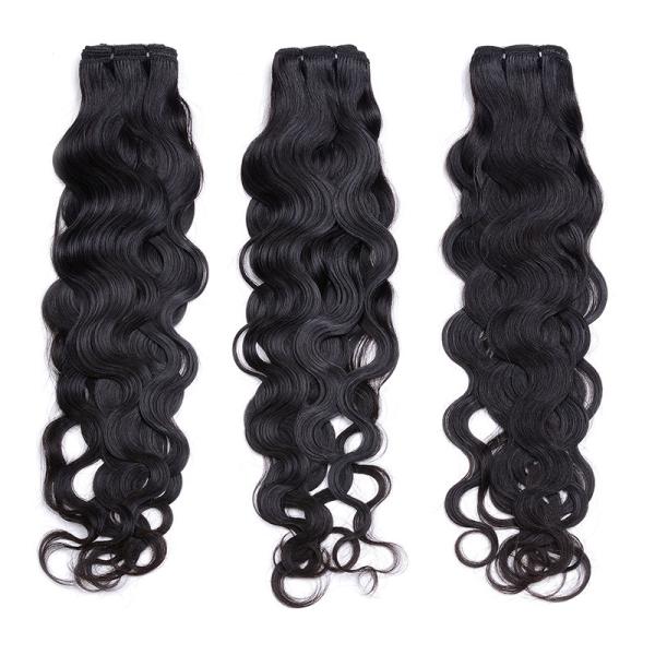 Buy cheap Mixed Length Indian Human Hair Bundles Long Lasting No Shedding Natural Looking from wholesalers