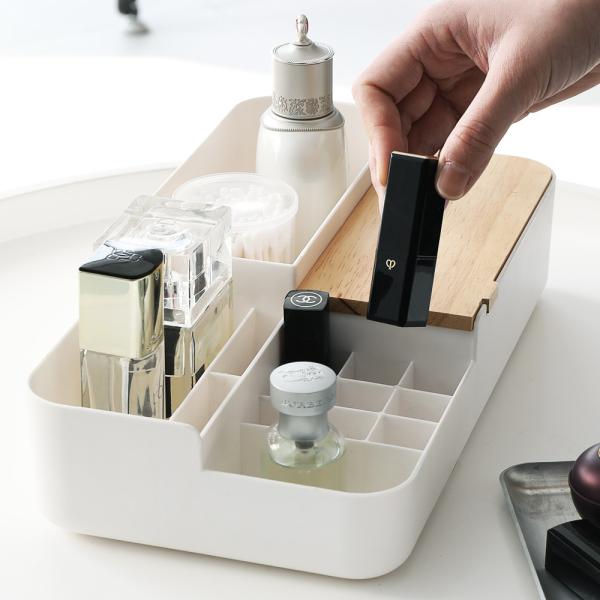 Buy cheap Sustainable Rectangle Makeup Organiser Box Cosmetic Storage Box Organizer from wholesalers