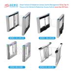 Retail Store Entrance Speed Gate Turnstile Compact Design and Queue Management
