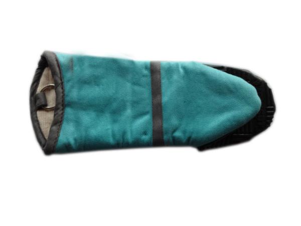 Quality Thick Cotton Layer Non-slip Heat Resistant Oven Mitt with Silicone Grip for sale