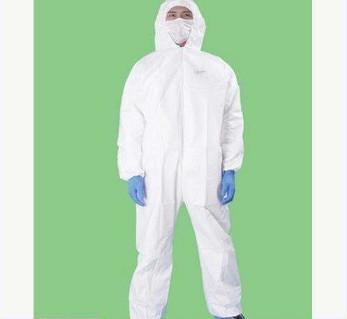 Buy cheap Medical Hooded Disposable Coveralls White Disposable Chemical Suit from wholesalers