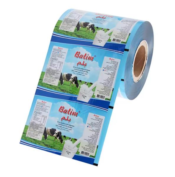 Buy cheap Flexible Laminated Aluminum Plastic Film Roll Food Packaging For Milk Spice Powder Packing Tea Sugar Sealing Film from wholesalers
