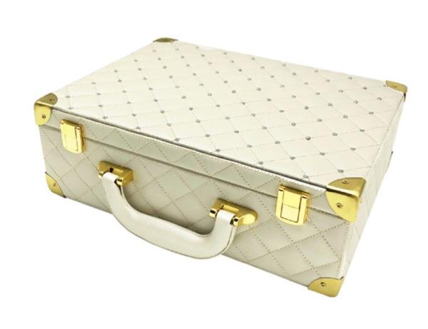 Buy cheap Impervious PU Leather Makeup Box Luxury Packaging Auger Cases from wholesalers