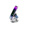 Buy cheap 3 In 1 Metallic Magnetic Wireless Charger 360 Rotating Folding 88*80*25mm from wholesalers