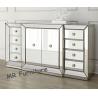 Buy cheap 59 Inches Mirrored Buffet Cabinet , Fashionable Mirrored Buffet And Sideboards from wholesalers