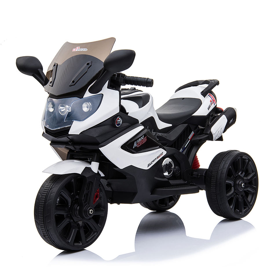 12V Electric Motorcycle Ride on Car for Kids Lighting Music and Volume Adjustment