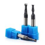 4- Flute Flattened Solid Carbide End Mills PM - 4EX - G Series NaNo TiAIN