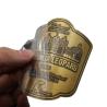 Buy cheap Custom Aluminum Wine Label Bottle Metal Sticker Adhesive Foil Embossed from wholesalers
