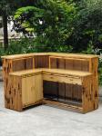Tropical Cabana Party Outdoor Tiki Bar Bamboo Beach Tiki Bar With Stools