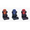 Buy cheap High Performance Custom Black And Red Racing Seats , Reclining Racing Seats from wholesalers