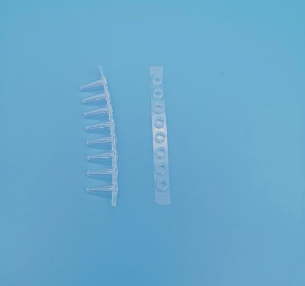 Buy cheap 8 Strip Tube Pcr Tubes 0.1 Ml Transparent For Medicine Field from wholesalers