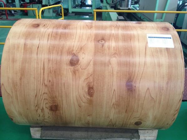 Buy cheap 0.2mm Wood Printech Color Coated Coil Prepainted Steel Coils PPGI PPGL from wholesalers