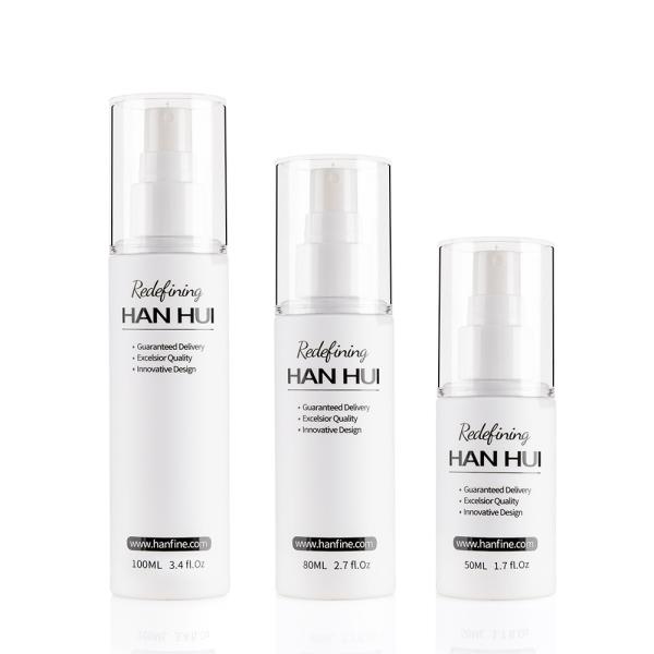 Buy cheap Round Cosmetic Bottles 50ML 80ML100ml PET Bottle With Over Cap from wholesalers