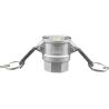 Buy cheap Equal SS 304 316 Stainless steel Camlock Coupling of Type D quick connector NPT BSPT BSP from wholesalers