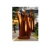 Buy cheap Contemporary Rusty Welding Garden Corten Steel Leaf Sculpture from wholesalers