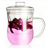 Buy cheap Glass Filter Glass Tea Infuser Cup Customized Logo For Office / Travel product