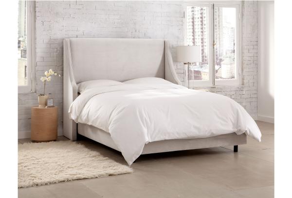 Buy cheap french bed headboard beds headboards wood wooden for hotel room furniture dimensions set from wholesalers