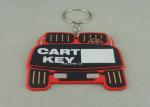 Stamping / Die Casting Rubber Key Chain , Design Your Own Custom Shaped