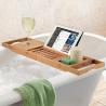 Buy cheap Extra Large Expandable Bathtub Tray Laptop Ipad Holder 2 In 1 100% Bamboo from wholesalers