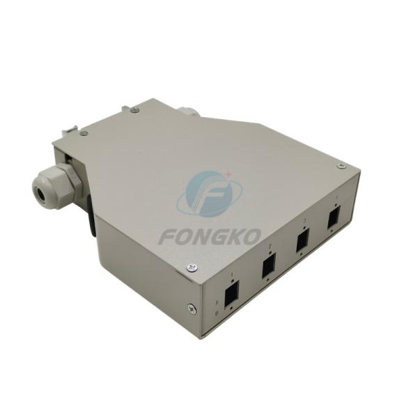 Buy cheap 8 Core Ftth Fiber Optic Termination Box 4 Ports Lc Duplex from wholesalers