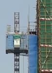 Buy cheap Rack Pinion Type VFD Single Cage Modular Material Hoist Construction from wholesalers