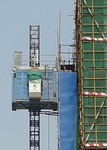 Wholesale Rack Pinion Type VFD Single Cage Modular Material Hoist Construction from china suppliers