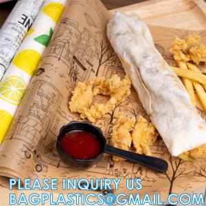 Buy cheap Unbleached Deli Wax Paper Sheets For Food, Basket Liners Food Picnic Paper Sheets Greaseproof Deli Wrapping from wholesalers