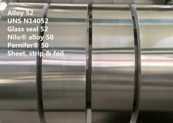 Buy cheap Glass Seal 52 Nickel Iron Alloy Bar / Strip For Hermetic And Electronic Tube from wholesalers
